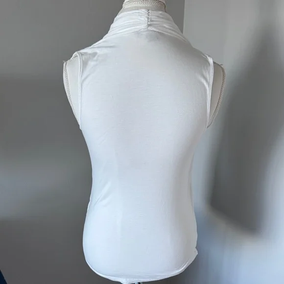 Banana Republic White Wrap Blouse - Picture 4 of 7